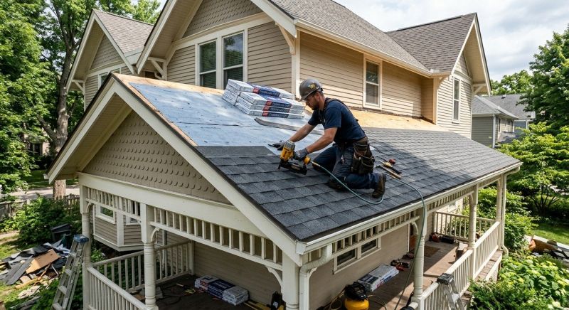 Porch Roofing Installation in Boston, MA
